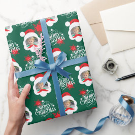 Papel De Regalo Personalized Photo Merry Christmas