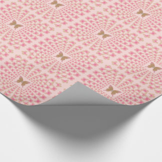 Papel De Regalo Perspectiva maravillosa de la mariposa de la paz