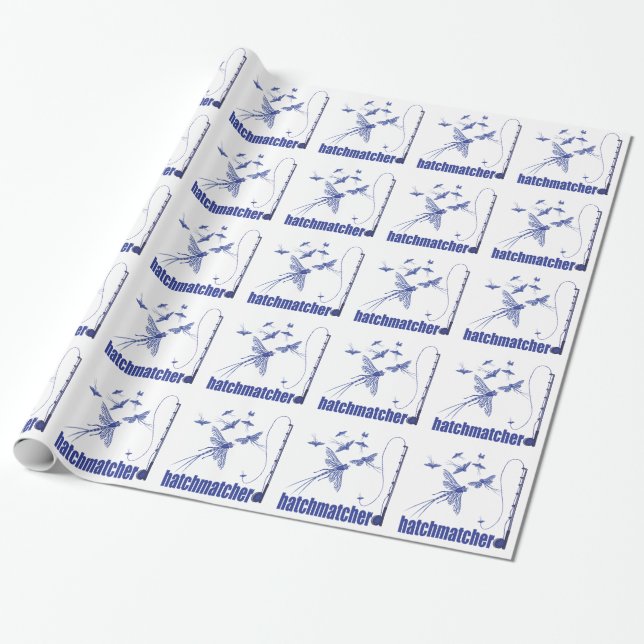 Papel De Regalo Pesca con mosca (Desenrollado)