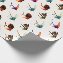 Papel De Regalo Pesca de Fishman Fly Flies