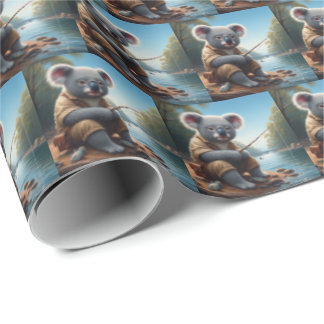 Papel De Regalo Pesca de Koala