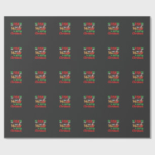 Papel De Regalo Pesca de Navidad Feliz Pesca para Ti
