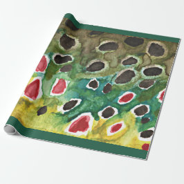 Papel De Regalo Pesca de trucha marrón, ictiología