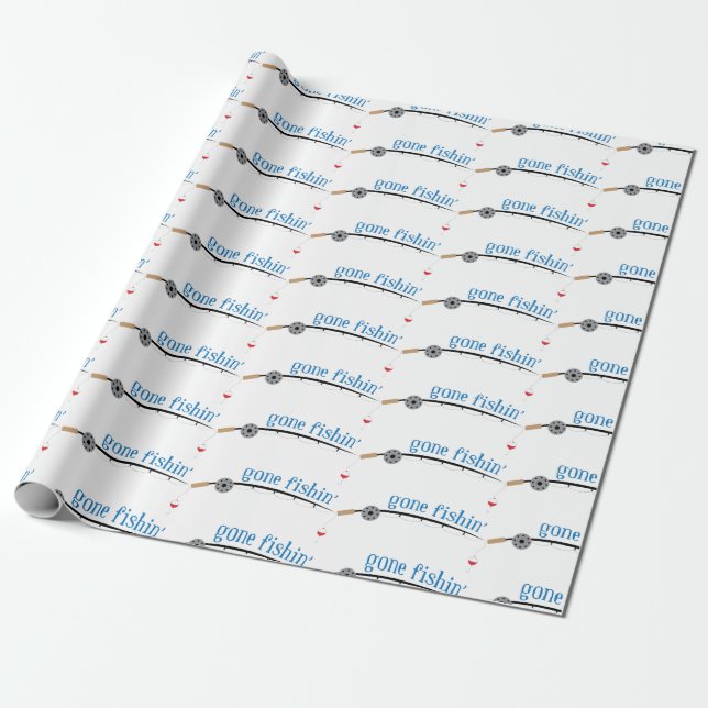 Papel De Regalo Pesca desaparecida (Desenrollado)