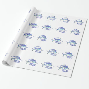 Papel De Regalo Pesca en mar profunda ida