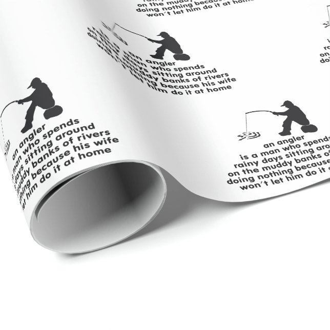 Papel De Regalo Pesca humorística (Esquina del rollo)