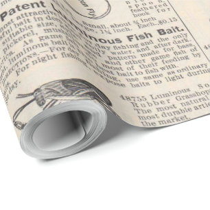 Papel De Regalo Pesca Lures Publicidad Arte de pescadores