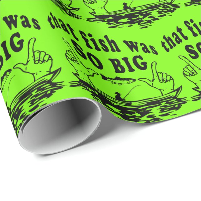 Papel De Regalo Pesca Que El Pescado Era Tan Gracioso (Esquina del rollo)