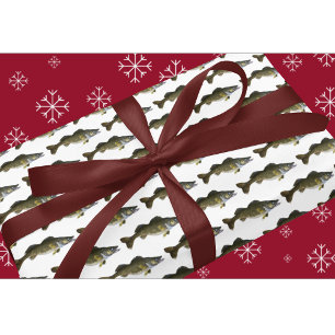 Papel De Regalo Pesca Walleye Deportes de Guay Pescado masculino