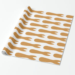 Papel De Regalo Pesca y chile Tienda Horquilla de madera