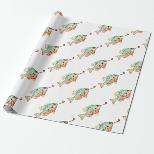 Papel De Regalo Pescado (Desenrollado)