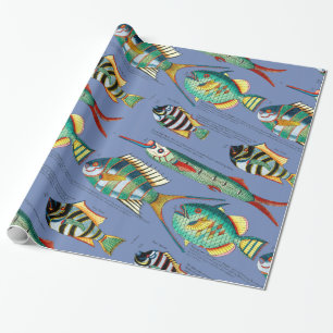 Papel De Regalo Pescado fantasioso