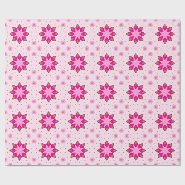 Papel De Regalo Petal Blossom Confetti pattern (Superficie plana)