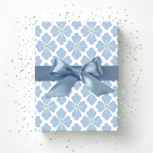 Papel De Regalo Petal Diamond en Pizarra y Verde