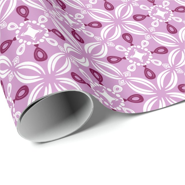 Papel de Regalo Petaline en Rollo (Recuerdo Violet (Esquina del rollo)