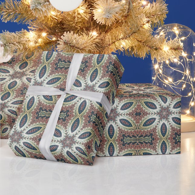 Papel De Regalo Pétalos Celestiales de Infinito (Vacaciones)