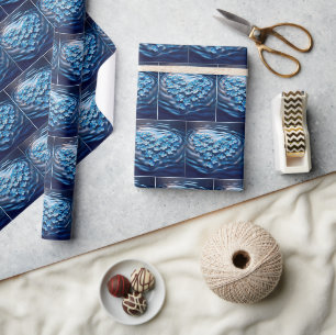 Papel De Regalo Pétalos de corazón flotantes no-nomás