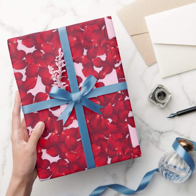 Papel De Regalo Pétalos de rosa  (Regalar)