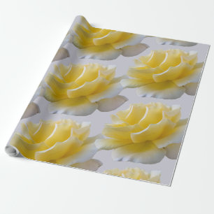 Papel De Regalo Pétalos de rosa amarillo