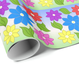 Papel De Regalo Pétalos de verano