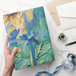 Papel De Regalo Pétalos dorados