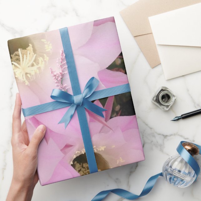 Papel De Regalo Pétalos rosados del desierto (Regalar)