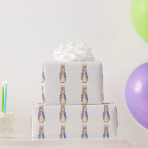 Papel De Regalo Peter con fondo de lino gris 