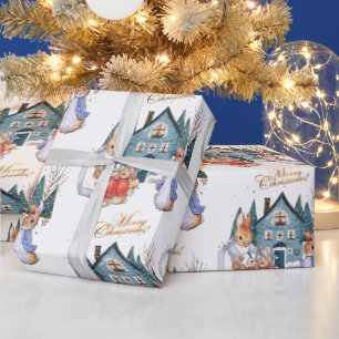 Papel De Regalo Peter los Navidades de conejo comprando