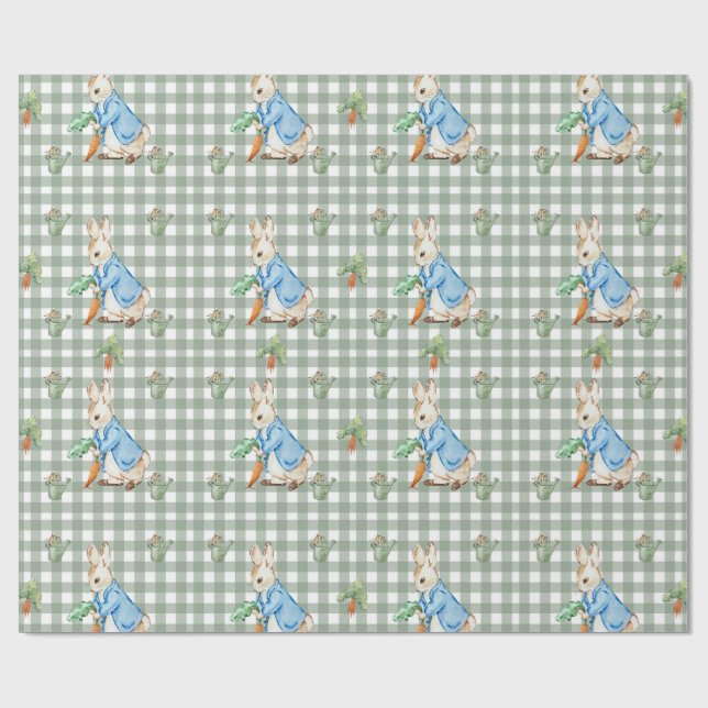 Papel De Regalo Peter Rabbit-Inspired Wrapter Paper Watercolor (Superficie plana)