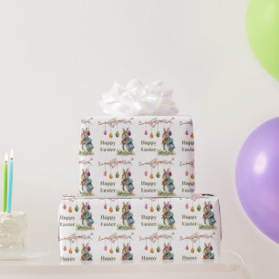 Papel De Regalo Peter the Easter Rabbit Easter Eggs Happy Easter