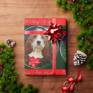 Papel De Regalo Petit Basset Griffon Vendeen Navidad