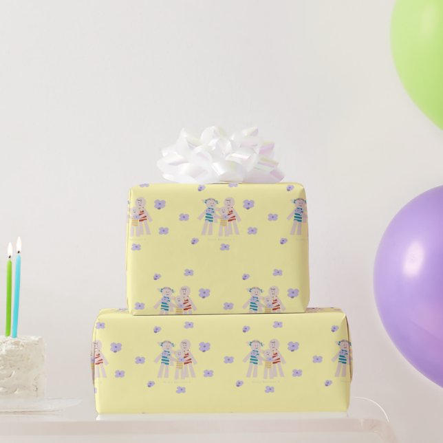 Papel De Regalo Petits Habitants - Canciones para Soñar (Regalos de fiesta)