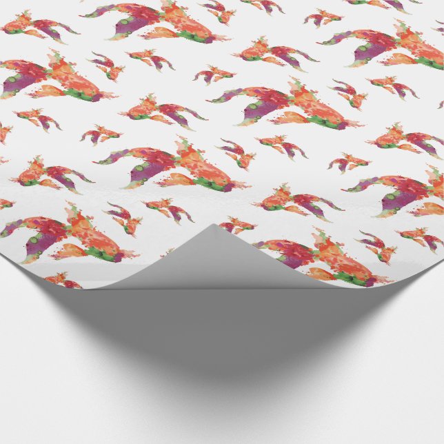 Papel De Regalo pez acuático (Esquina)