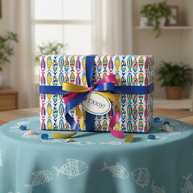 Papel De Regalo Pez elegante (Subido por el creador)