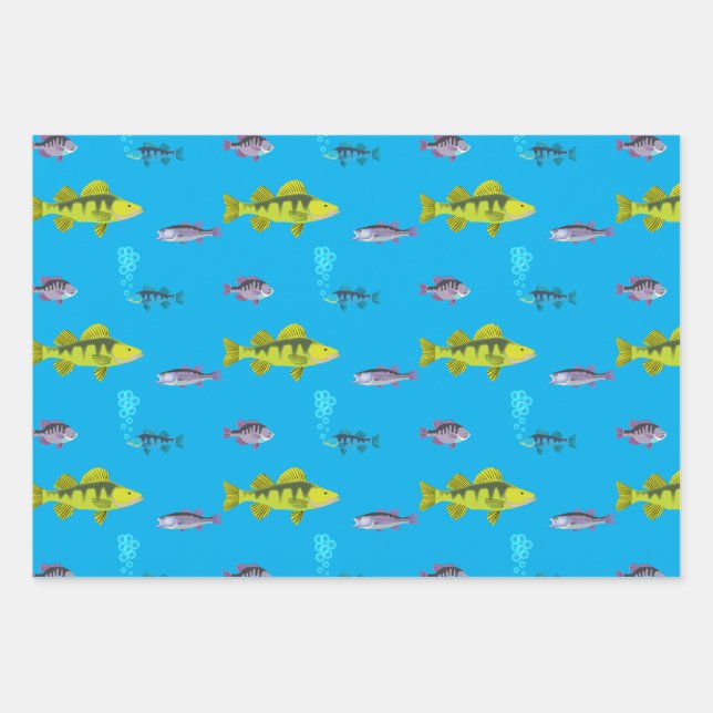 Papel de regalo Pez Grande, Pez Pequeño (Anverso)