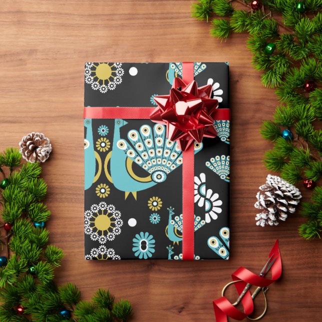 Papel De Regalo Pheasant Peacock Art (Regalo de vacaciones)