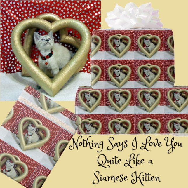 Papel De Regalo Phoenix El Gatito Siamés Te Corre (Subido por el creador)