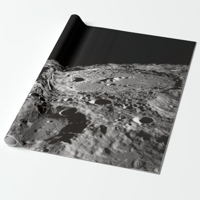 PAPEL DE REGALO PHOTO OF MOON SURFACE (Desenrollado)