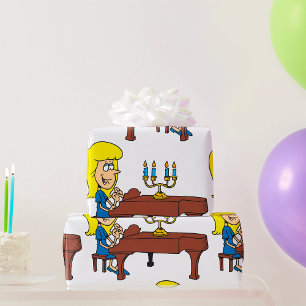 Papel De Regalo Pianista