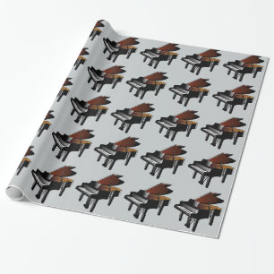 Papel De Regalo Piano