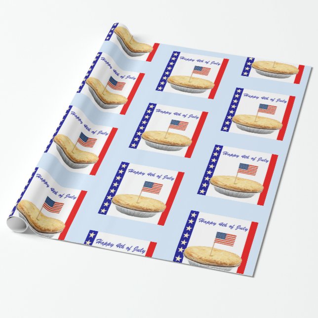 Papel De Regalo Pie estadounidense (Desenrollado)