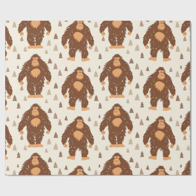 Papel De Regalo Pie Grande  (Superficie plana)
