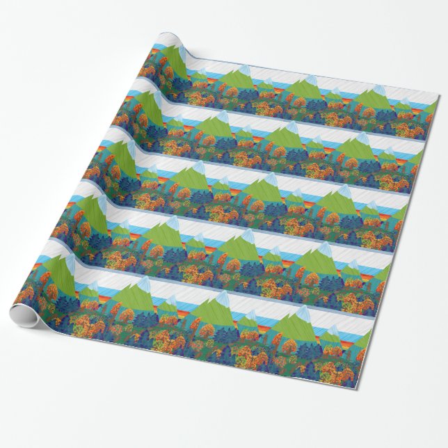 Papel De Regalo Pie grande (Desenrollado)