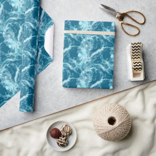 Papel De Regalo Piedra de luna del mar profundo (Artesanía)