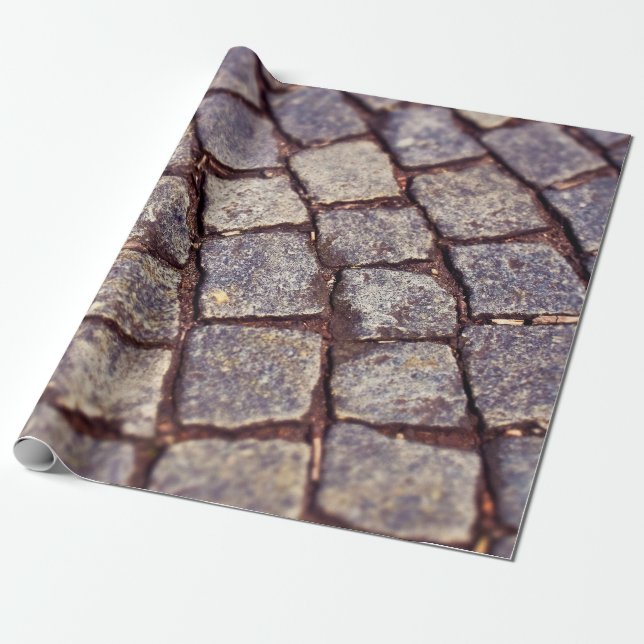 Papel De Regalo Piedras adoquinadas (Desenrollado)
