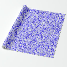 Papel De Regalo Piedras azules