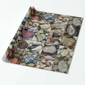Papel De Regalo Piedras de la playa de los Grandes Lagos
