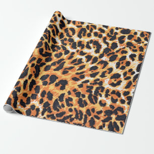 Papel De Regalo piel de leopardo como telón de fondo, patrón, huel