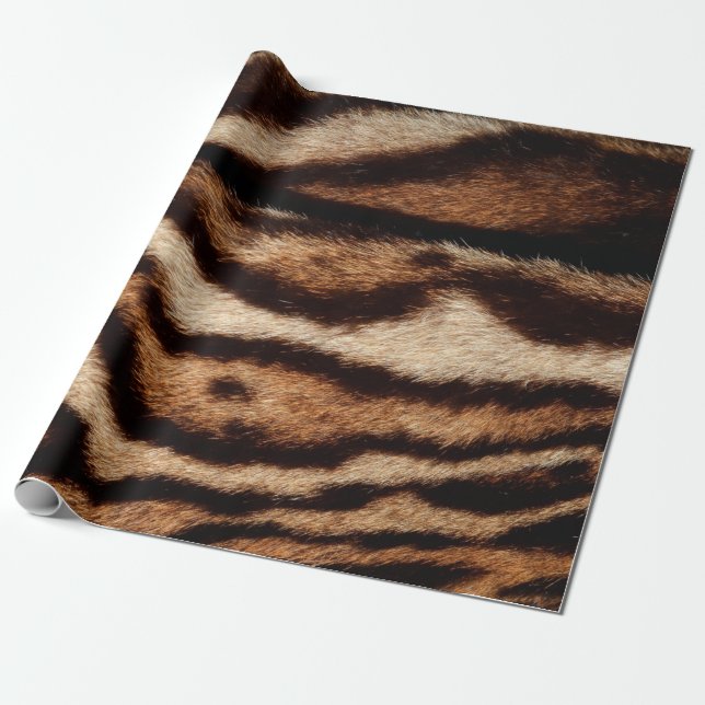 Papel De Regalo piel de leopardo nublado (Desenrollado)