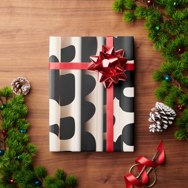 Papel De Regalo Piel leopardo Beige Patrón moderno (Regalo de vacaciones)